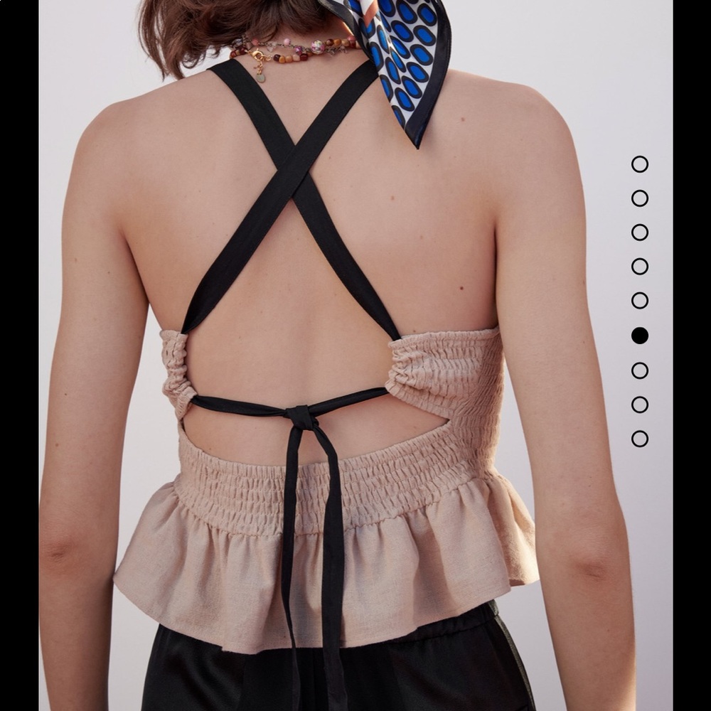 NWT Zara tie back tank